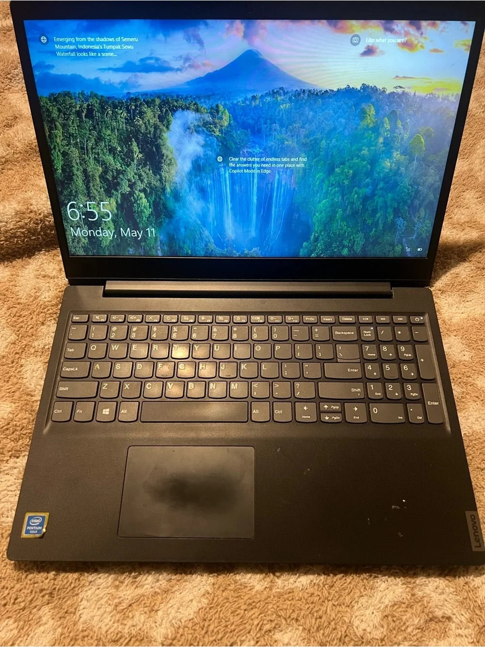 Lenovo Black Laptop